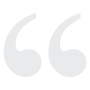Graphic of open quote marks.
